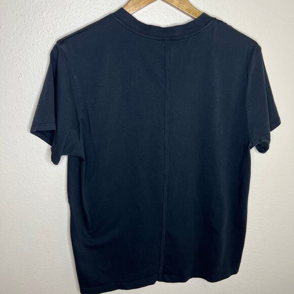 Lululemon Black Short Sleeve Tee Size 6 - Picture 5 of 10